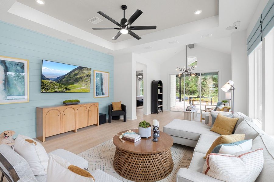 Furnished interior in a model home at Evergreen Island at Silverleaf - Executive in St. Augustine (Image 7).