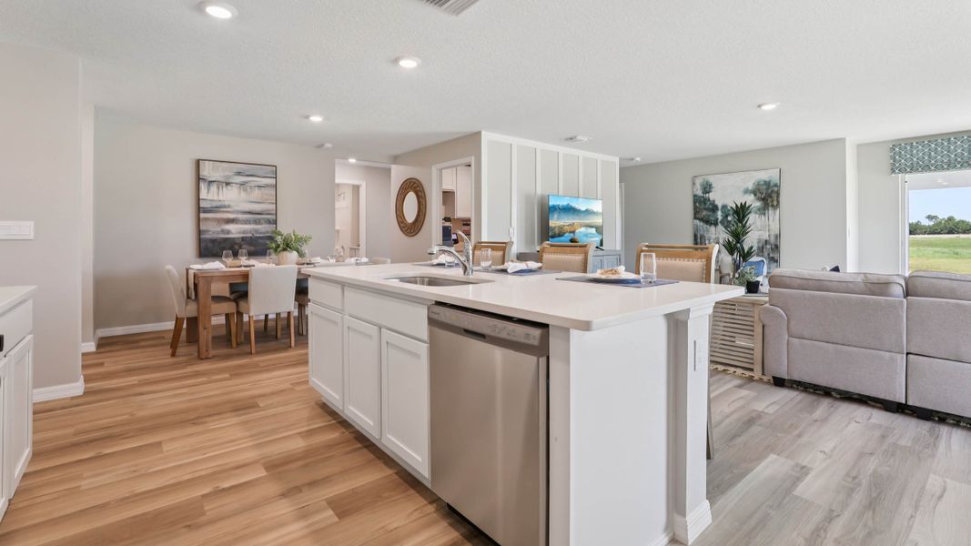 Furnished interior in a model home at Triumph South in Wildwood (Image 4). Furnished interior in a model home at Triumph South in Wildwood (Image 4).