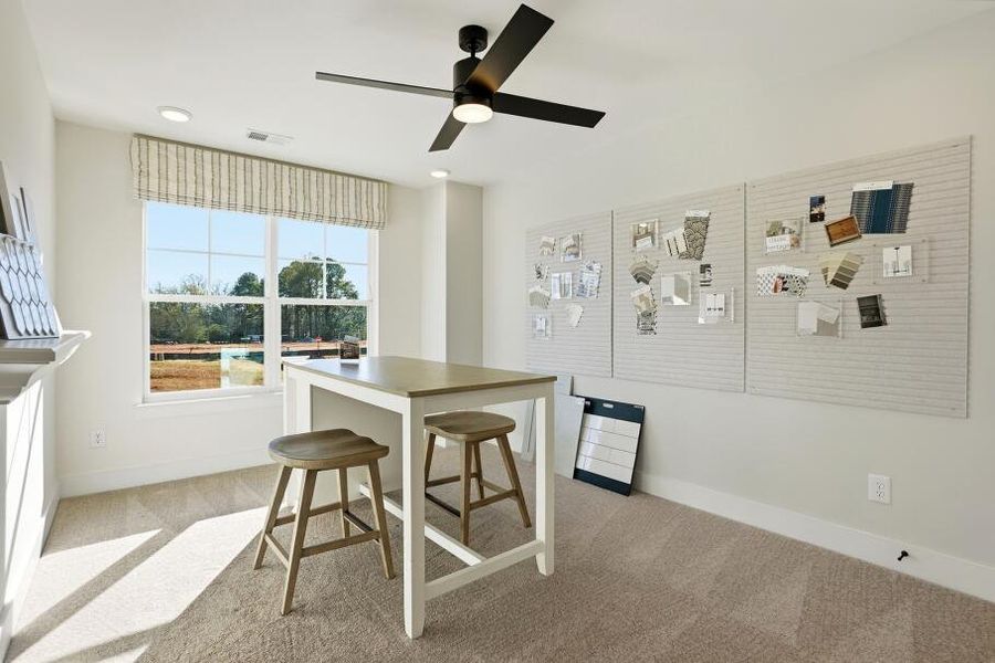 Furnished interior in a model home at Blythe Mill Townhomes in Waxhaw (Image 53). Furnished interior in a model home at Blythe Mill Townhomes in Waxhaw (Image 53).