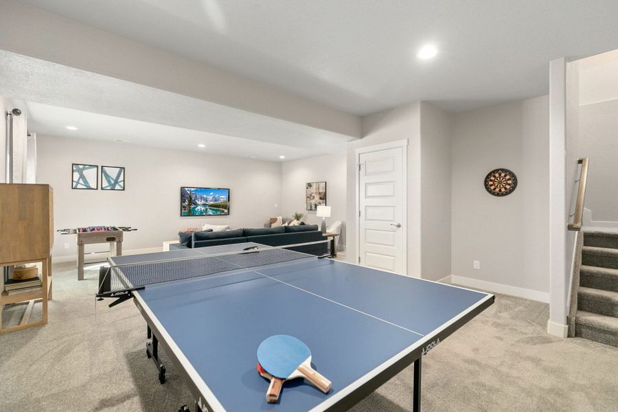 Furnished interior in a model home at Lochbuie Station – Jewel Collection in Lochbuie (Image 27).