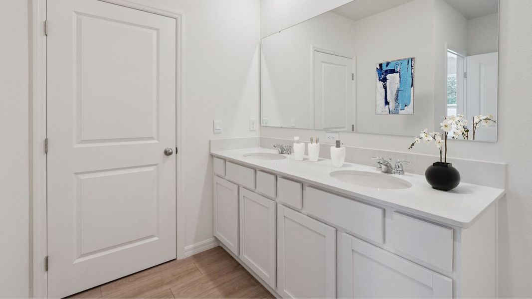 Furnished interior in a model home at Ironwood in Daytona Beach (Image 10).