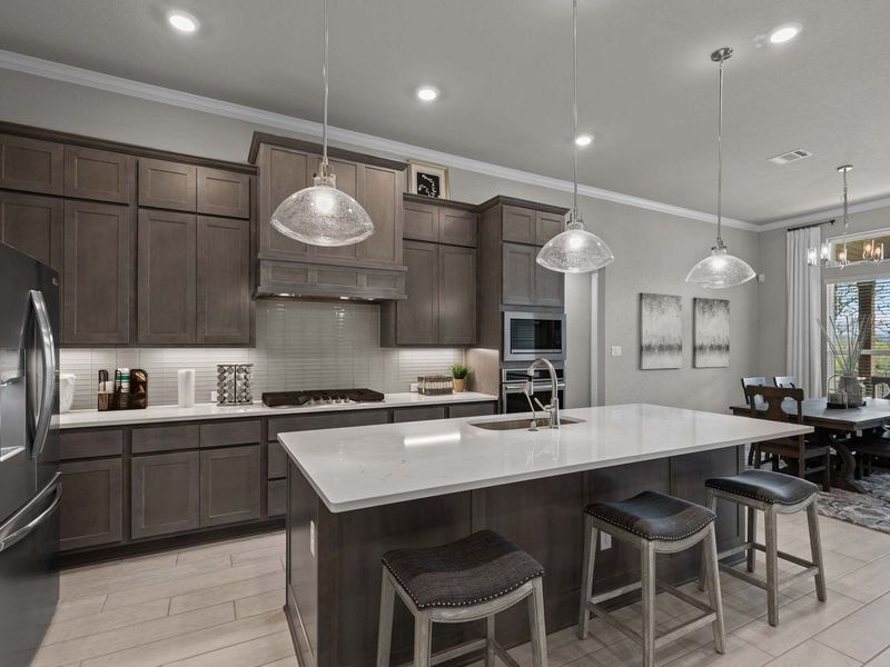 Furnished interior in a model home at Ladera in Castroville (Image 8). Furnished interior in a model home at Ladera in Castroville (Image 8).