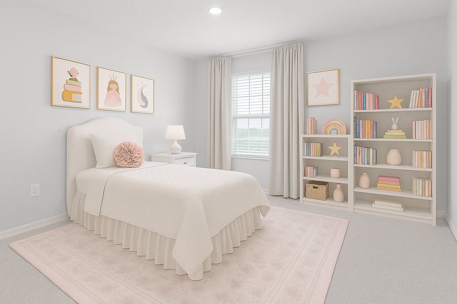 Furnished interior in a model home at Marion Creek in Haines City (Image 83).