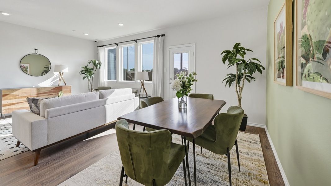 Furnished interior in a model home at Arbor Trails South in Princeton (Image 33).