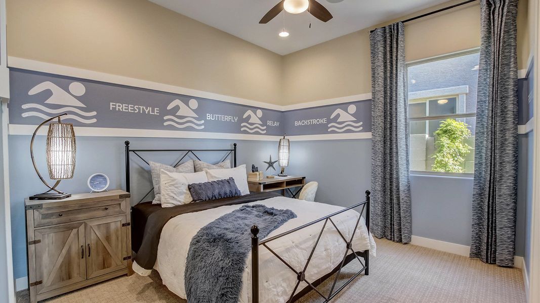 Furnished interior in a model home at Mirada Crossing in Goodyear (Image 5).