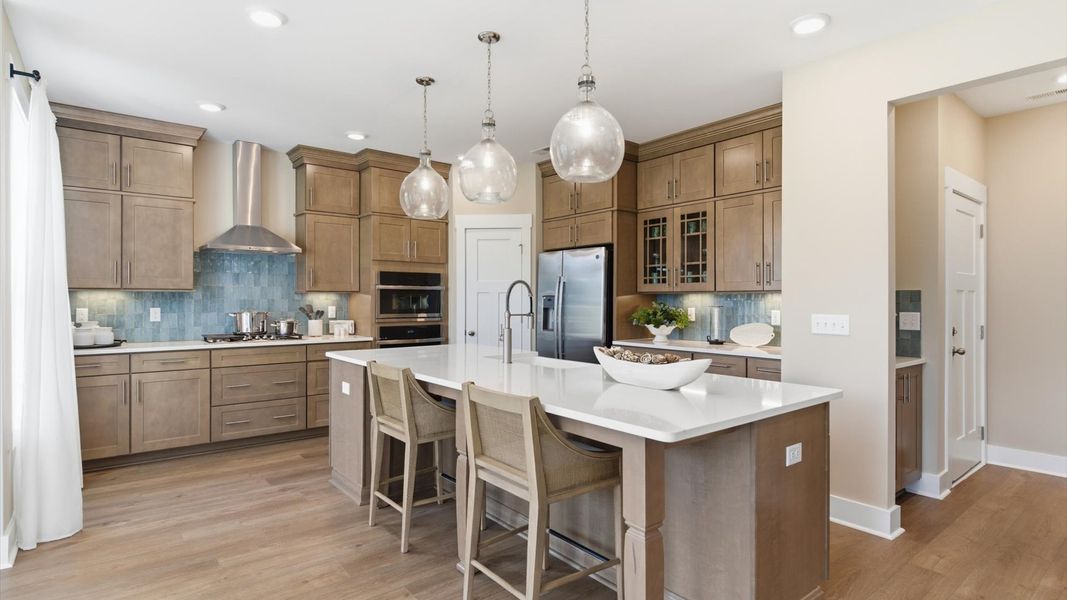 Furnished interior in a model home at Benjamin's Grove in Woodruff (Image 15).