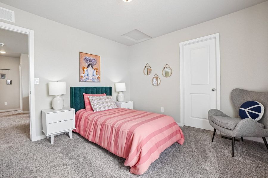 Furnished interior in a model home at Aspen Ranch in Fountain (Image 42).