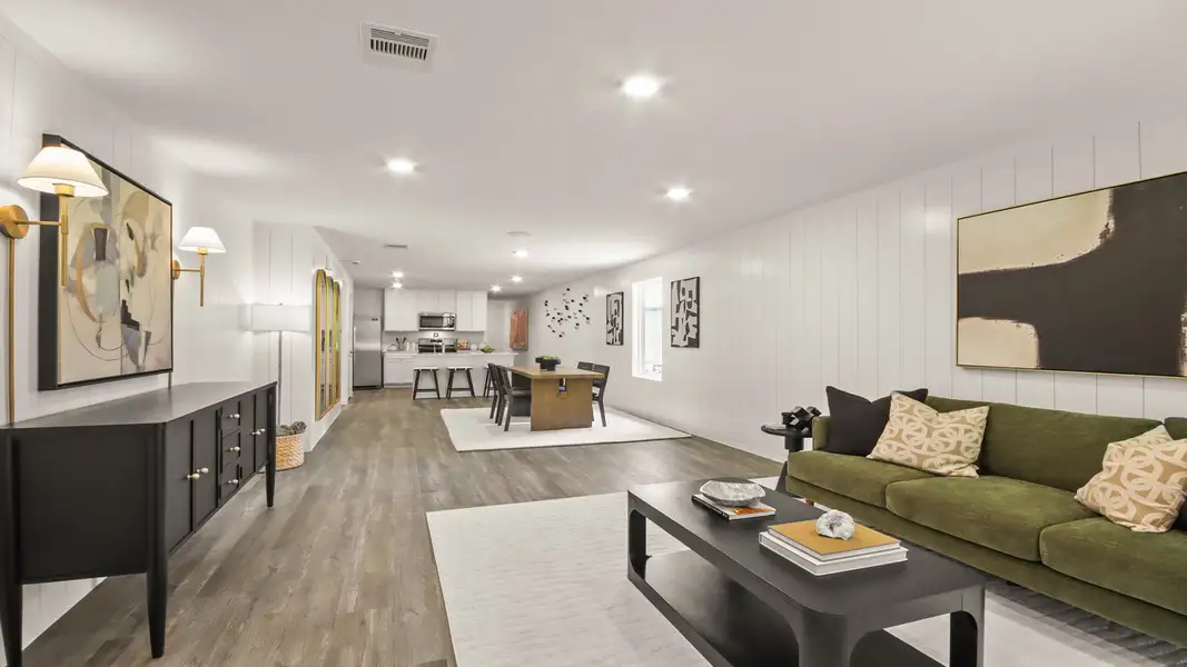 Furnished interior in a model home at Mill Creek in Magnolia (Image 8).