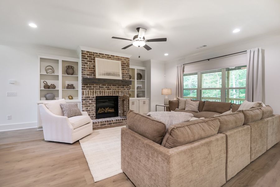 Furnished interior in a model home at St. Regis in Oxford (Image 12).