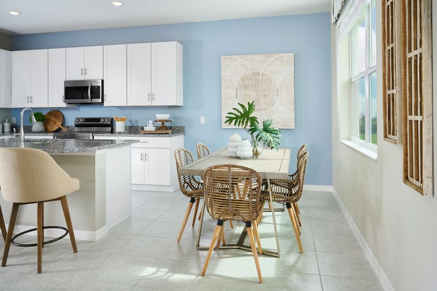 Furnished interior in a model home at Leela Reserve Single Family in Tavares (Image 17). Furnished interior in a model home at Leela Reserve Single Family in Tavares (Image 17).