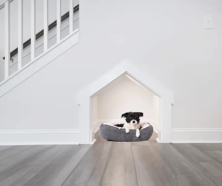 Furnished interior in a model home at Holly Ridge in Greenville (Image 4).