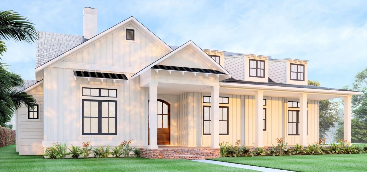 Front exterior of a home in the The Grove community, located in Oakland, FL (Image 9). Front exterior of a home in the The Grove community, located in Oakland, FL (Image 9).