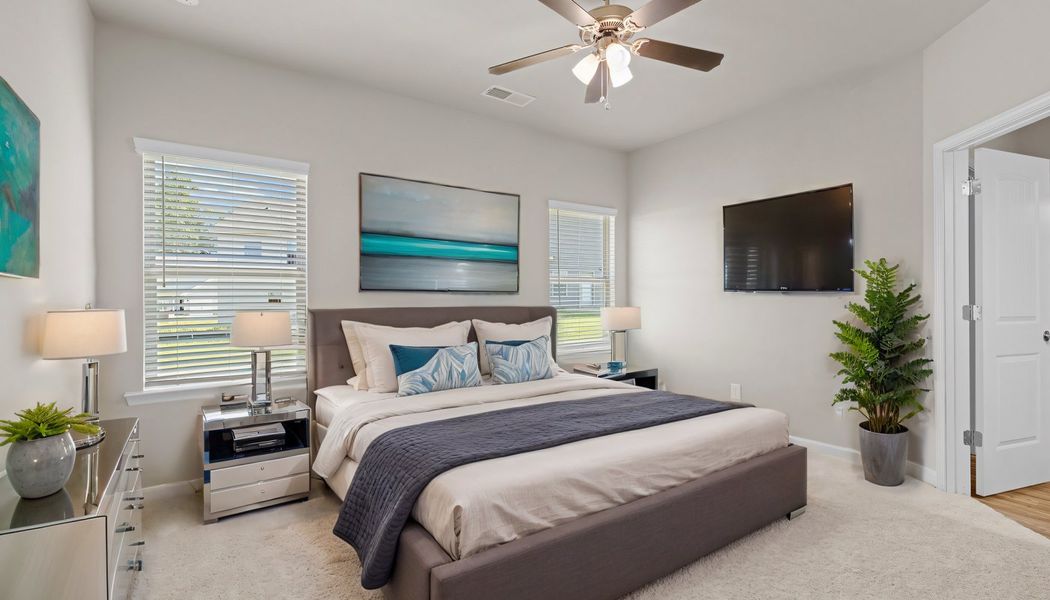 Furnished interior in a model home at Garden Walk in Jackson (Image 24). Furnished interior in a model home at Garden Walk in Jackson (Image 24).