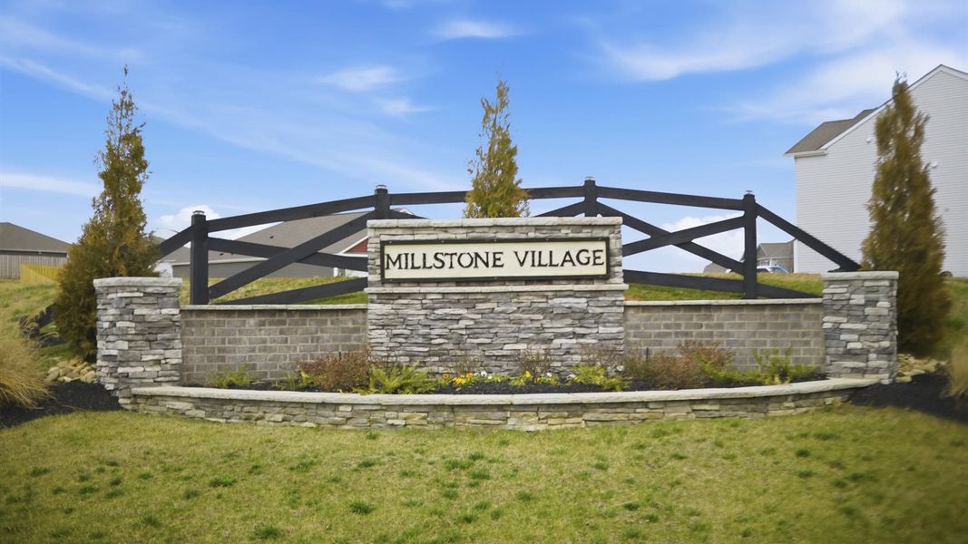 Entrance to the Millstone Village community in Morristown, TN, featuring signage and landscaping (Image 1). Entrance to the Millstone Village community in Morristown, TN, featuring signage and landscaping (Image 1).