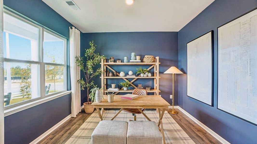 Furnished interior in a model home at Martin Farms in Aberdeen (Image 26).