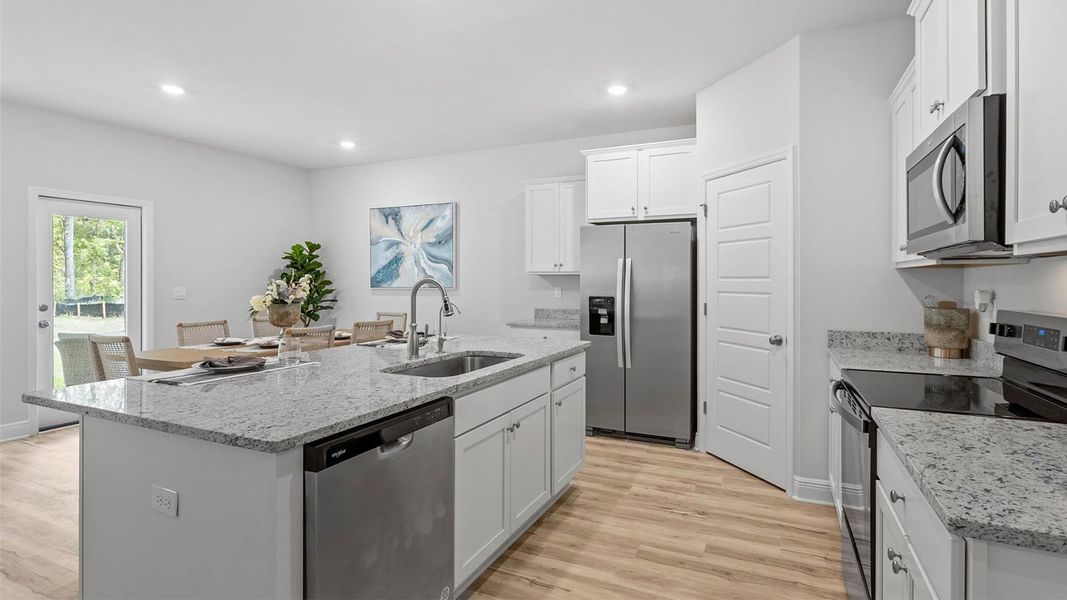 Furnished interior in a model home at Pine Dove Estates in Tallahassee (Image 19).