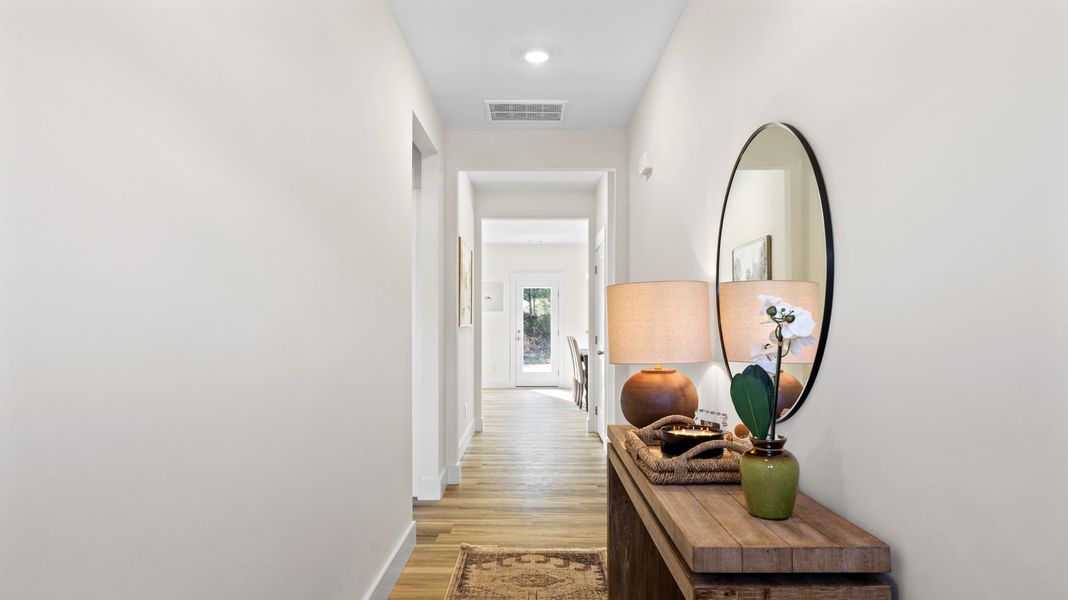 Furnished interior in a model home at Hawks Landing in Apison (Image 4).