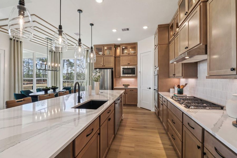 Furnished interior in a model home at Audubon in Magnolia (Image 4). Furnished interior in a model home at Audubon in Magnolia (Image 4).