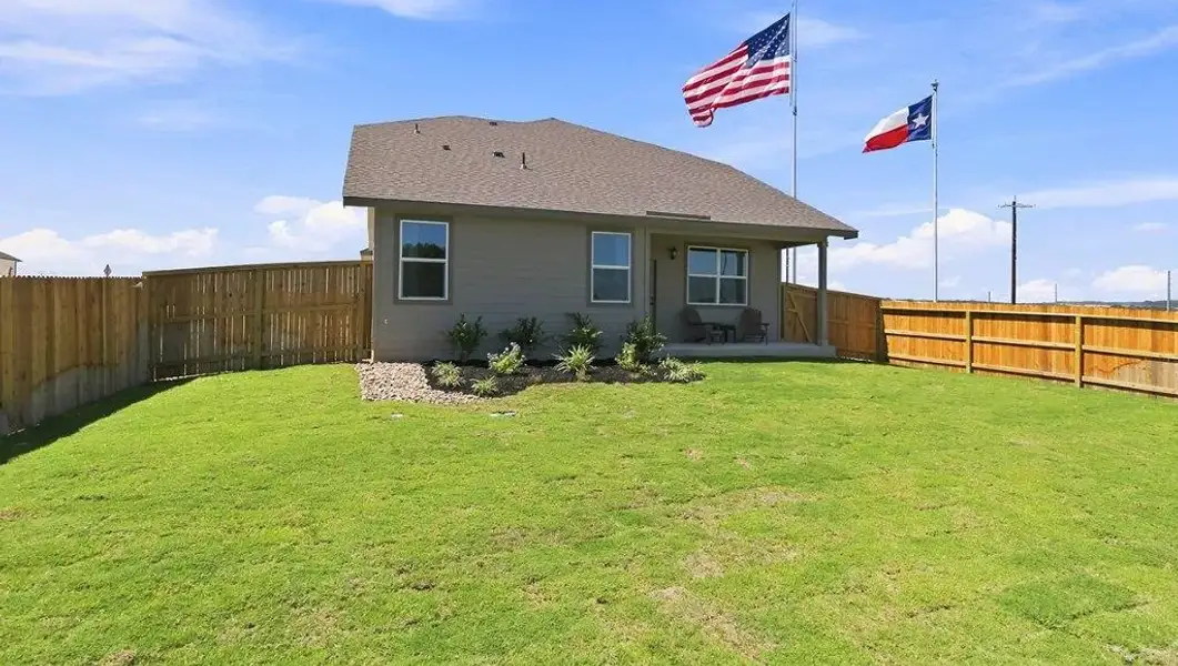 Exterior details of a home in The Woodlands at Medina Hills, Mico (Image 11).