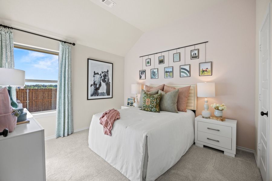 Furnished interior in a model home at Waterford Park in Weatherford (Image 34).