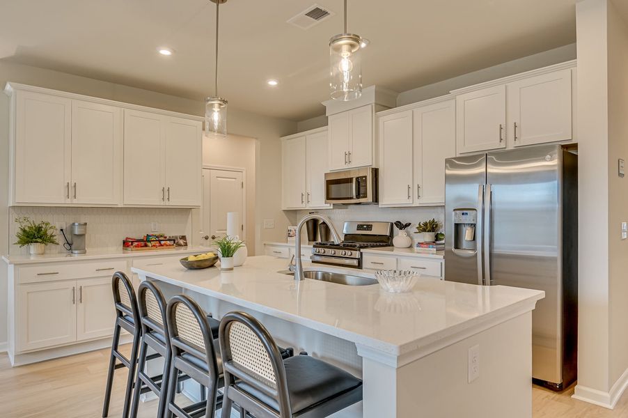 Spacious Kitchens with Plentiful Cabinet and Counter Space