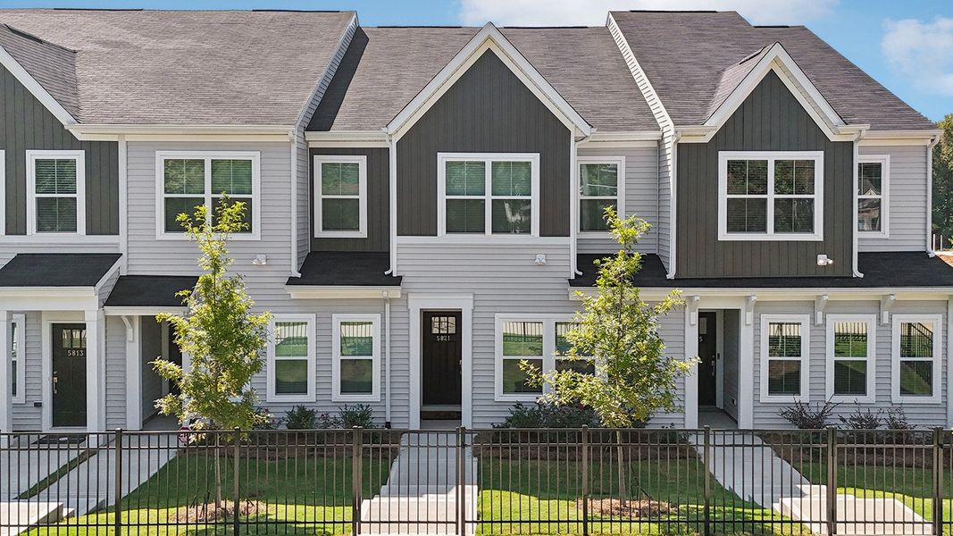 Front exterior of a home in the Sloan Station community, located in Charlotte, NC (Image 8).