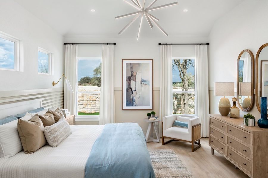 Furnished interior in a model home at Persimmon in Buda (Image 15). Furnished interior in a model home at Persimmon in Buda (Image 15).