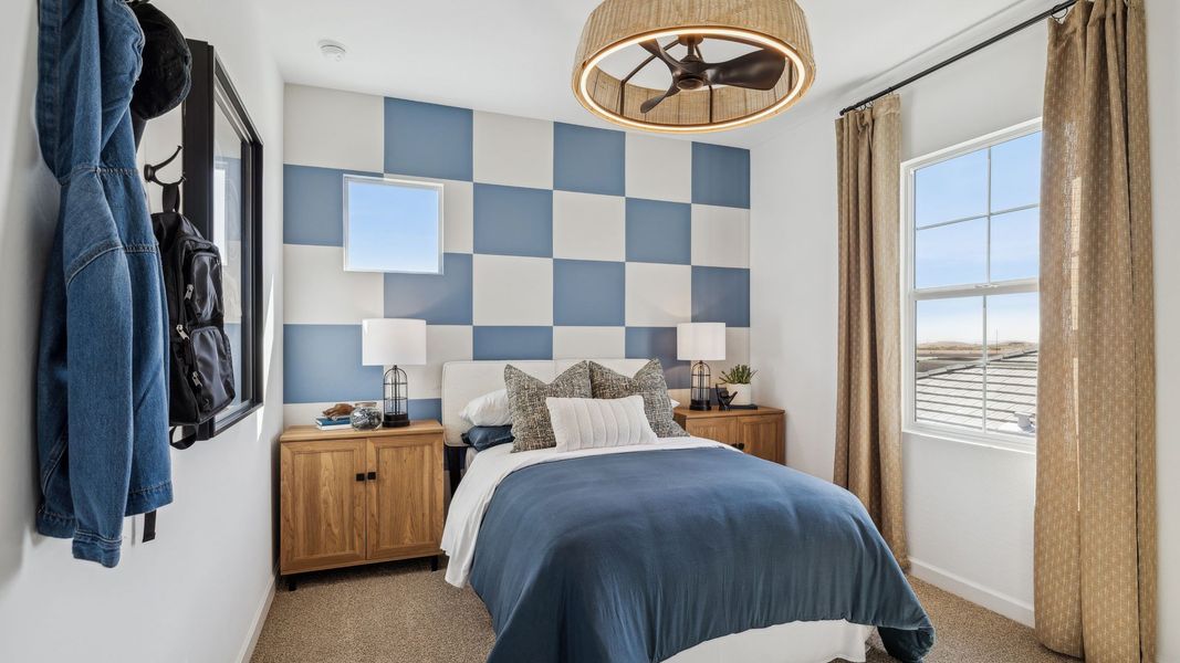 Furnished interior in a model home at Westpark in Buckeye (Image 21).