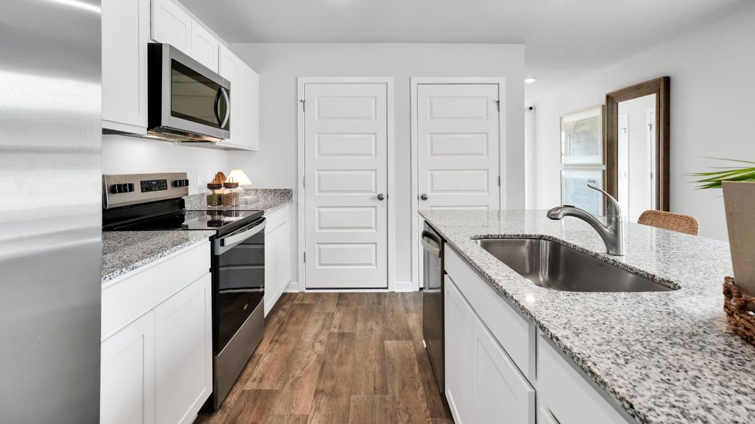 Furnished interior in a model home at Lockwood Landing in Supply (Image 7). Furnished interior in a model home at Lockwood Landing in Supply (Image 7).