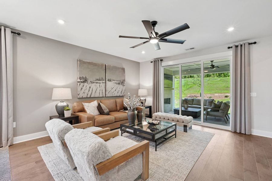 Furnished interior in a model home at The Grove Collection at Serenity in Fuquay Varina (Image 27). Furnished interior in a model home at The Grove Collection at Serenity in Fuquay Varina (Image 27).