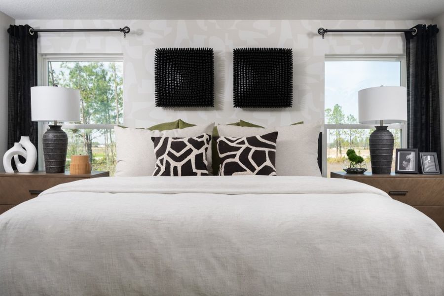 Furnished interior in a model home at Davis Landing in Wimauma (Image 6).
