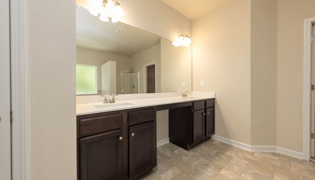 Furnished interior in a model home at Westbury in Griffin (Image 28).