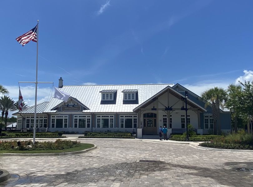 A charming community center with a polished facade in RiverTown - WaterSong by Mattamy Homes, St. Johns, FL. A charming community center with a polished facade in RiverTown - WaterSong by Mattamy Homes, St. Johns, FL.