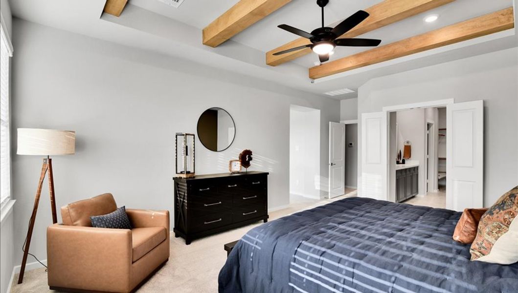 Furnished interior in a model home at Summer Place  35' in Montgomery (Image 34).