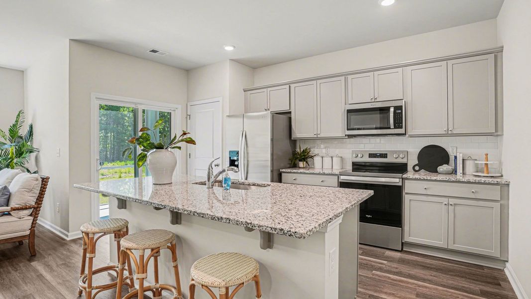 Furnished interior in a model home at Hemingway Landing in Conway (Image 4).