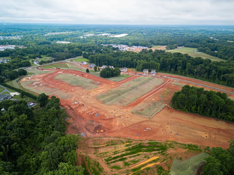 Site preparation and early development at Preserve at Mayes Meadow in Cornelius, NC (Image 24).