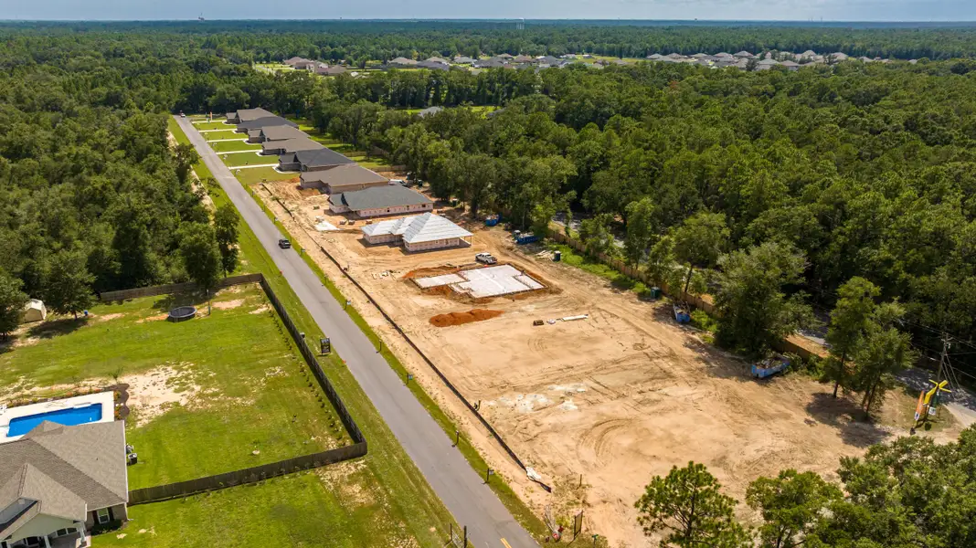 Site preparation and early development at Prosperity Point in Milton, FL (Image 22).