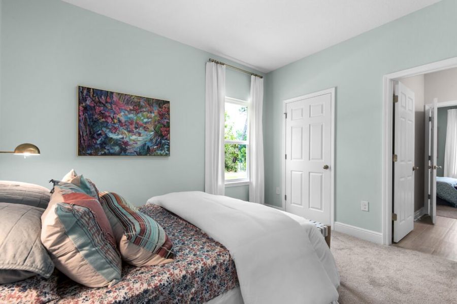 Furnished interior in a model home at Windswept in Freeport (Image 28). Furnished interior in a model home at Windswept in Freeport (Image 28).