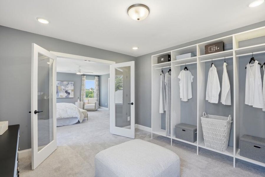 Furnished interior in a model home at Ashton Park in Monroe (Image 29).