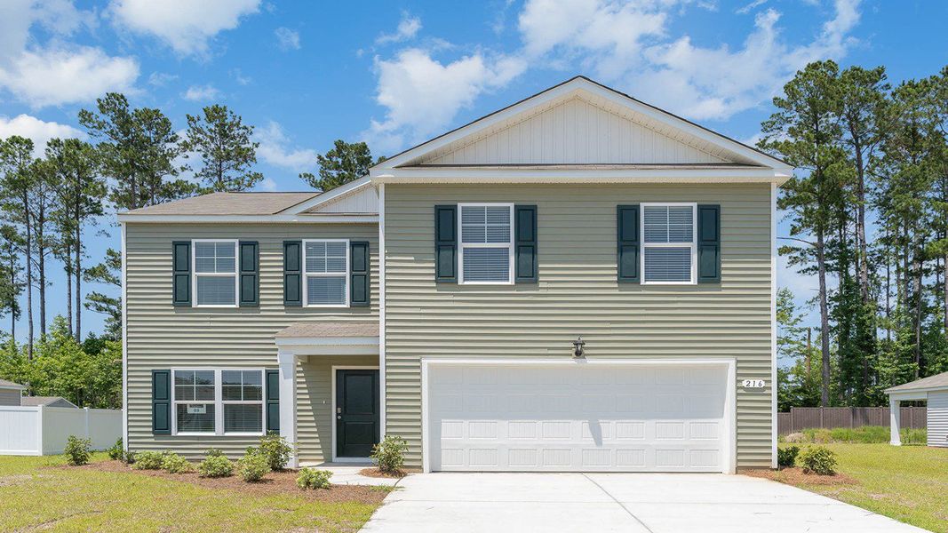 Front exterior of a home in the Dove Crossing community, located in Conway, SC (Image 10).