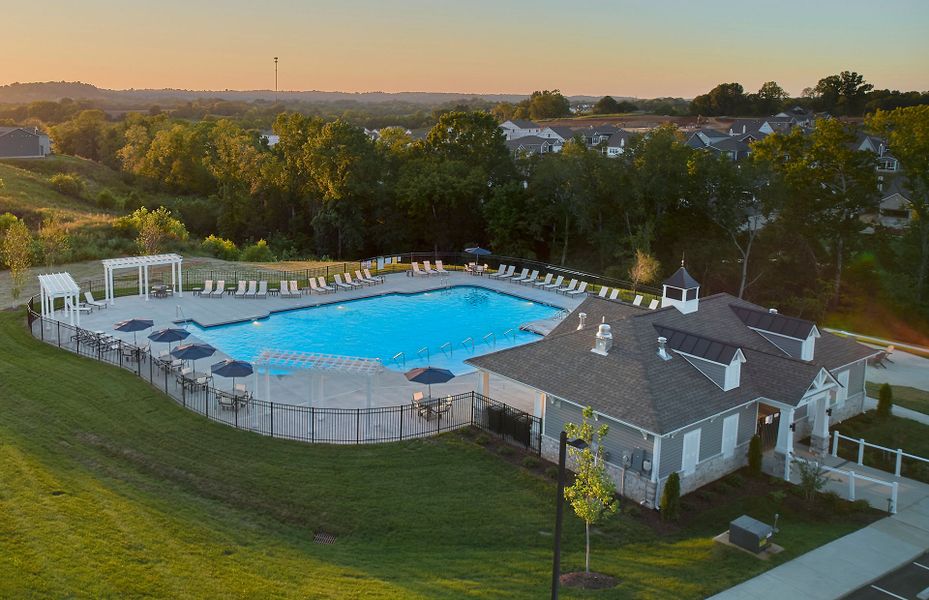 New Pulte Homes Construction Community Pool in Columbia, TN by Pulte Homes