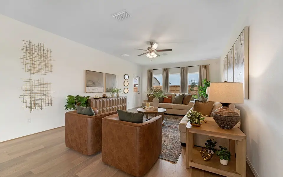 Furnished interior in a model home at Garden Grove in San Antonio (Image 15). Furnished interior in a model home at Garden Grove in San Antonio (Image 15).