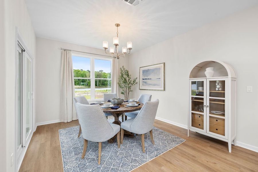 Furnished interior in a model home at Settlers Hammock in Kingsland (Image 5). Furnished interior in a model home at Settlers Hammock in Kingsland (Image 5).