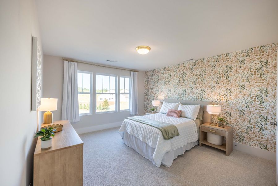Furnished interior in a model home at Somerset Heights Single Family in Winston-Salem (Image 13).