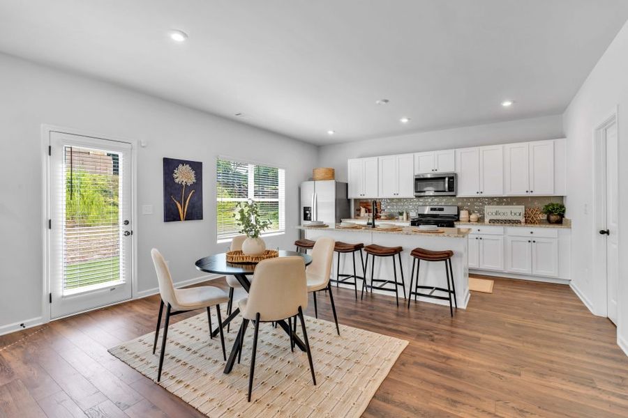 Furnished interior in a model home at Sweetlake Grove in Mableton (Image 31).