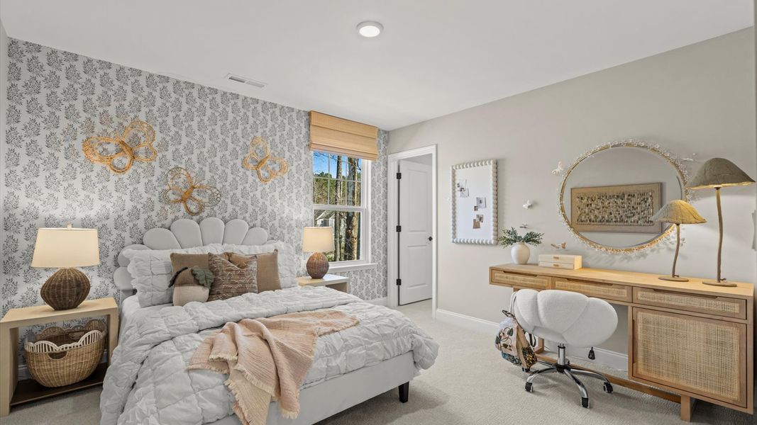 Furnished interior in a model home at Whispering Pines in Franklinton (Image 21).