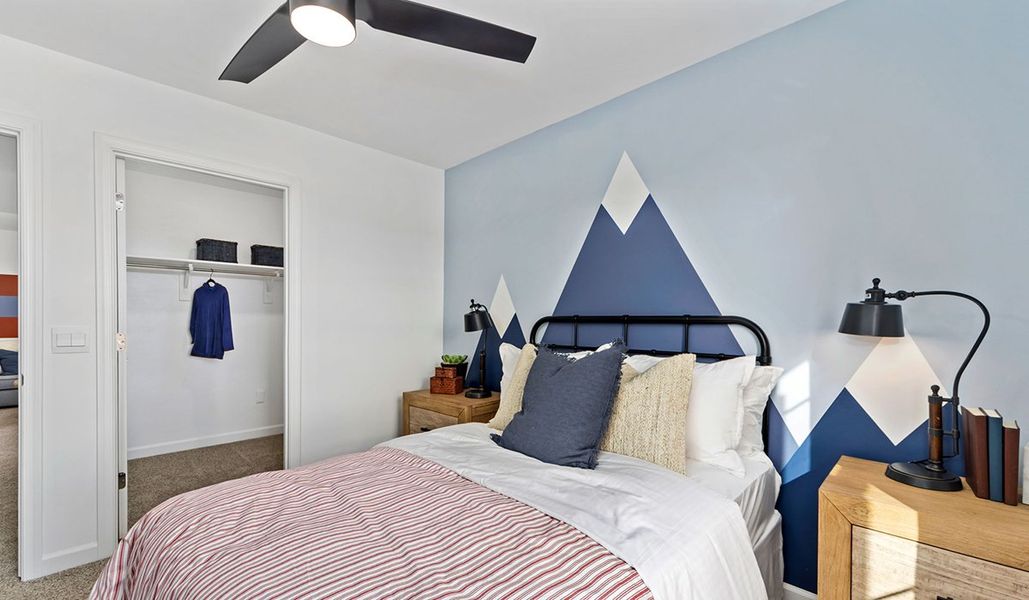 Furnished interior in a model home at Redford Estates in Tucson (Image 32).