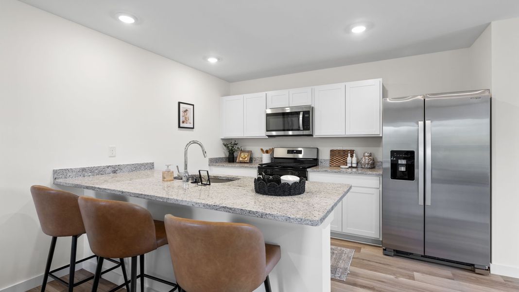 Furnished interior in a model home at Owensby Farms Townhomes in Dayton (Image 20).