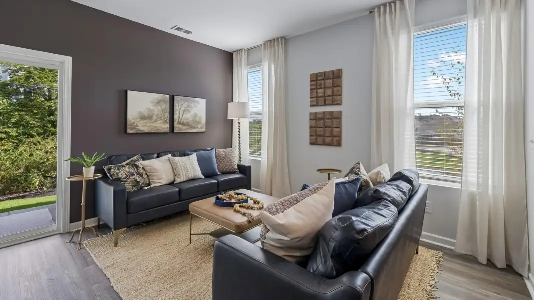 Furnished interior in a model home at Blair Ridge in La Vergne (Image 28).