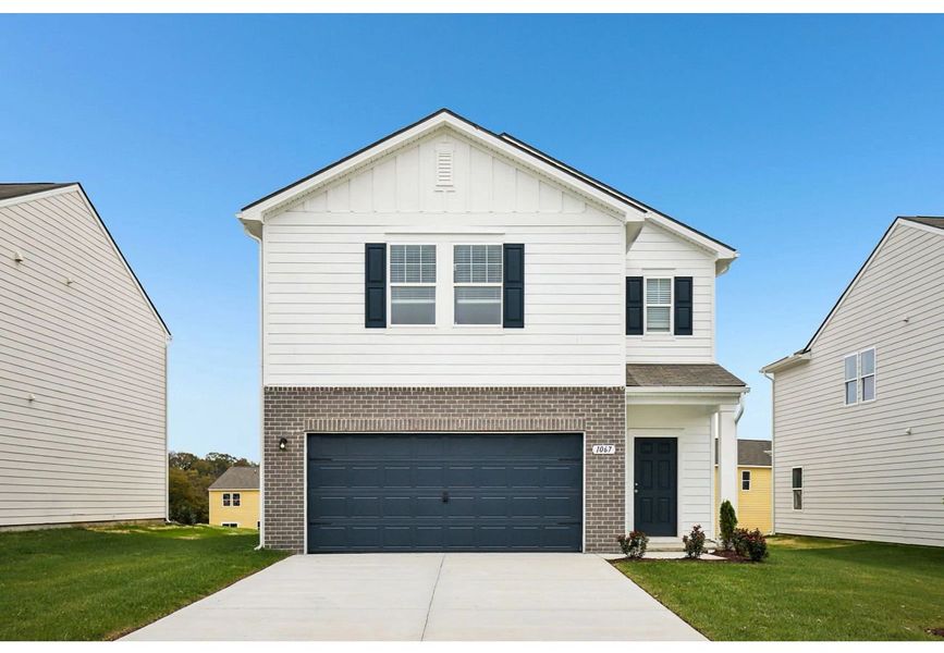 Front exterior of a home in the Sunrise at Arbor Ridge community, located in La Vergne, TN (Image 3). Front exterior of a home in the Sunrise at Arbor Ridge community, located in La Vergne, TN (Image 3).